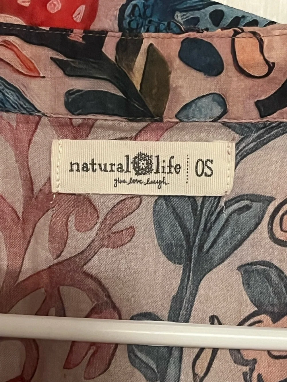 Natural Lift button down top - Picture 3 of 5